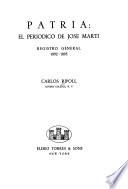 Patria: el periódico de José Martí