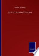 Paxton's Botanical Directory