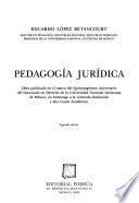 Pedagogía jurídica