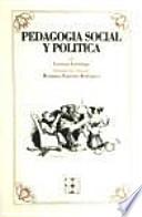 Pedagogía social y política