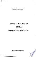Pedro Urdimales en la tradición popular