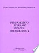 Pensamiento literario español del siglo XX