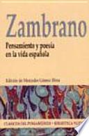 Pensamiento y poesía en la vida española