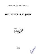Pensamientos de mi jardín
