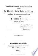 Pensamientos filosoficos sobre la education de la mujer en México