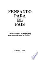 Pensando para el país