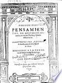 Peregrinos pensamientos de mysterios diuinos