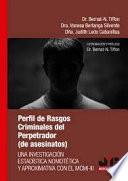Perfil de rasgos criminales del perpetrador (de asesinatos)