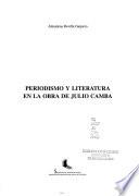 Periodismo y literatura en la obra de Julio Camba