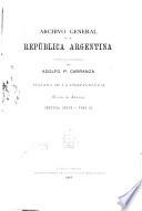 Periodo de la independencia, año 1812; causa de Alzaga
