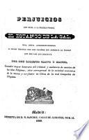 Perjuicios que causa a la riqueza publica el Estanco de la Sal