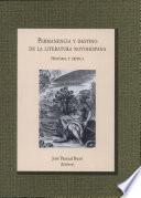 Permanencia y destino de la literatura novohispana