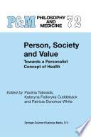 Person, Society and Value