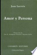 Persona y amor