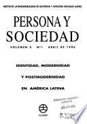Persona y sociedad