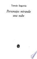 Personajes mirando una nube