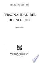 Personalidad del delincuente