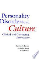 Personality Disorders and Culture