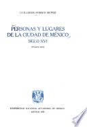 Personas y lugares de la ciudad de México