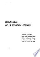 Perspectivas de la economía peruana