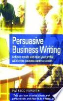 Persuasive Business Writing