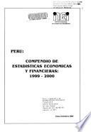 Perú, compendio de estadísticas económica financiera