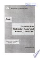 Perú, estadísticas de violencia y seguridad pública