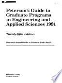 Peterson's Guide to Graduate Programs in Engineering and Applied Sciences