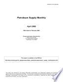 Petroleum Supply Monthly: April 2002, With Data for February 2002