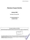 Petroleum Supply Monthly