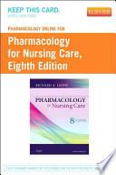 Pharmacology for Nursing Care