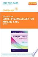 Pharmacology for Nursing Care