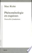 Phénoménologie en esquisses