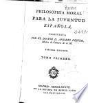Philosophía moral para la juventud española