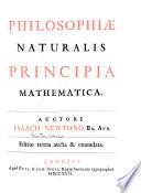 Philosophiae Naturalis Principia Mathematica