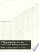 Philosophical Transactions of the Royal Society of London