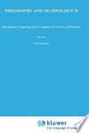 Philosophy and Technology II