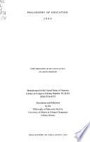 Philosophy of Education