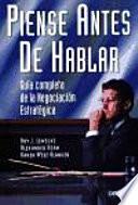 Piense antes de hablar