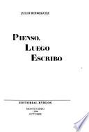 Pienso, luego escribo