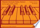 Piezas fáciles para piano de los siglos XVII y XVIII