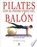 PILATES CON EL PODER ÚNICO DEL BALÓN