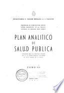 Plan analítico de salud pública