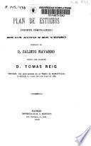 Plan de estudios