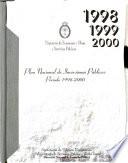 Plan nacional de inversiones públicas, periódo 1998-2000