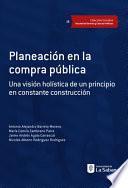 Planeación en la compra pública