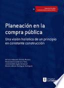 Planeación en la compra pública