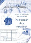 Planificación de la instalación (Guía para profesores)