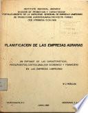 Planificacion de Las Empresas Agrarias