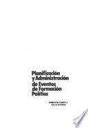 Planificación y administración de eventos de formación política